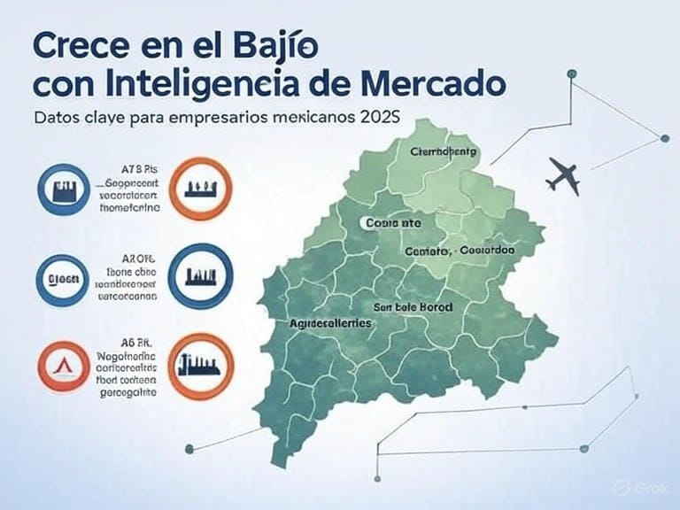 Crece en el Bajío con Inteligencia de Mercado 2025